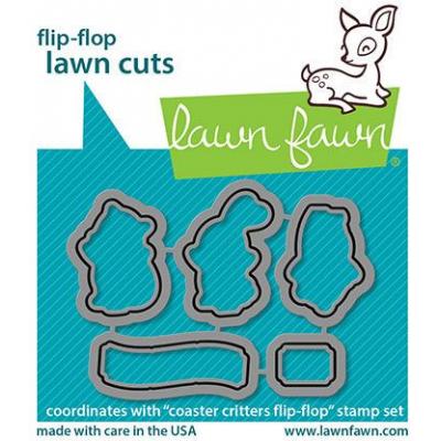 Lawn Fawn Lawn Cuts - Coaster Critters Flip-Flop